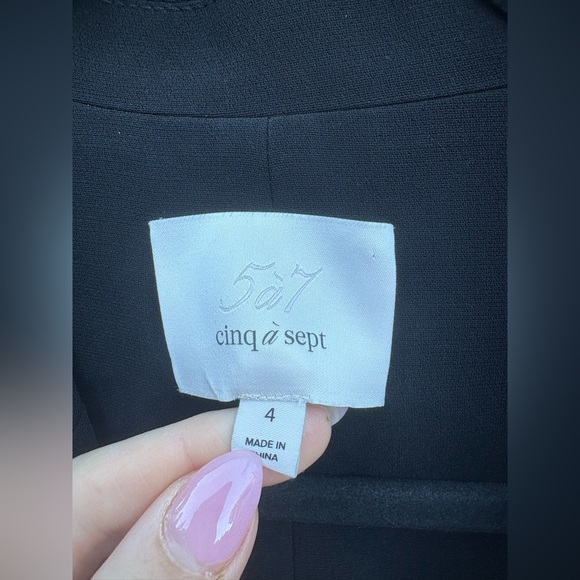 Cinq a Sept Regan Blazer Minidress Black - Picture 7 of 10